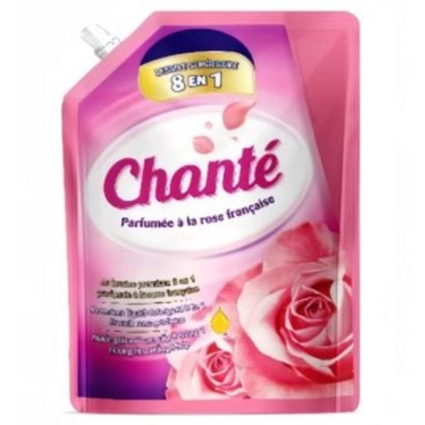 Nước Giặt Xả Cao Cấp 8 Trong 1 Hương Hoa Hồng Pháp Chanté Ohara Túi 3.05kg