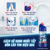  Nước Tẩy Bồn Cầu Vim Diệt Khuẩn Xanh Biển - Chai 870ml 