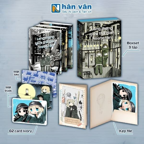 Bộ Box Set 3 Cuốn - Lang Thang Giữa Thế Giới Hoang Tàn - Tập 1 Đến Tập 3 - Bản Đặc Biệt - nhanvan.vn