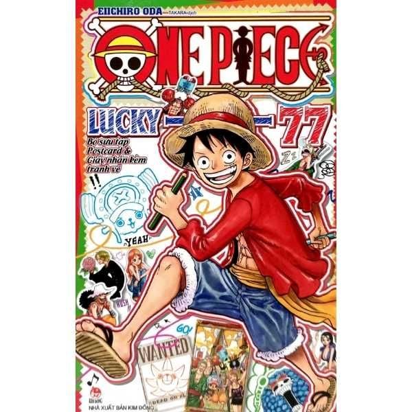 One Piece Lucky 77 - Bộ Sưu Tập Postcard Và Giấy Nhắn Kèm Tranh Vẽ - nhanvan.vn