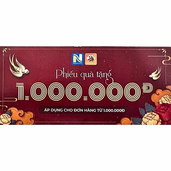 Phiếu Quà Tặng 1.000.000 VNĐ - nhanvan.vn