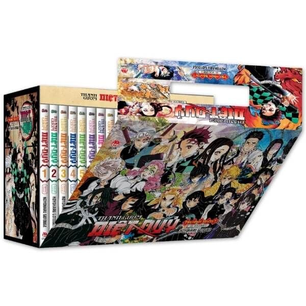 Premium Boxset Thanh Gươm Diệt Quỷ - Hộp 23 Tập - Tặng Kèm Shikishi - nhanvan.vn