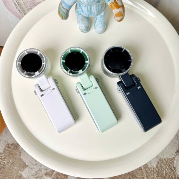 Quạt Mini Cầm Tay - Veeco VMF-07 - Màn Hình Hiển Thị Pin + 5 Cấp Độ Gió + Kèm Dây Đeo