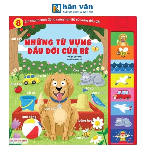 Sách Âm Thanh - 8 Âm Thanh Sinh Động - Những Từ Vựng Đầu Đời Của Bé - nhanvan.vn