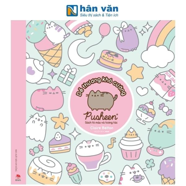 Sách Tô Màu Và Tương Tác Pusheen - Dễ Thương Khó Cưỡng - nhanvan.vn