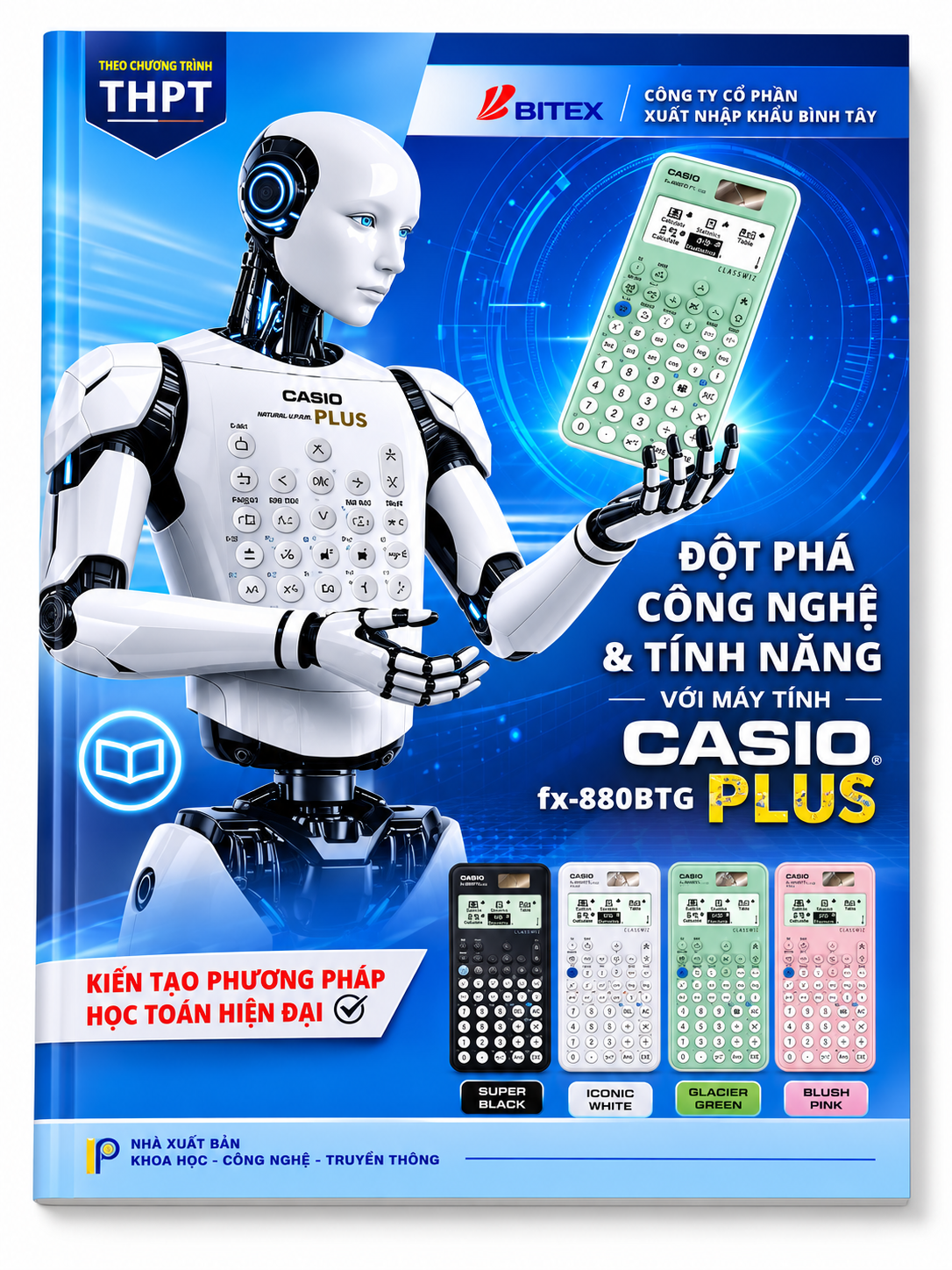  Sách đột phá công nghệ và tính năng với Casio fx-880BTG Plus dành cho THPT 