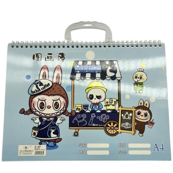  Sổ Vẽ Lò Xo A4 CaPy, LaBuBu 