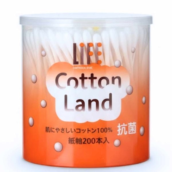 Tăm Bông Life - Cotton Land - Hộp 200 Cái - nhanvan.vn