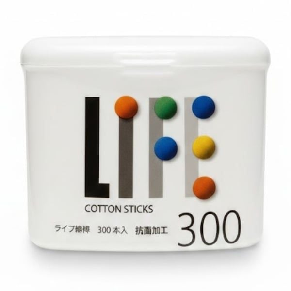 Tăm Bông Life - Hộp 300 Chiếc - nhanvan.vn