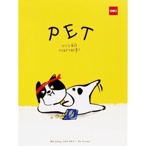Tập Học Sinh - 4 Ô Ly Vuông - 96 Trang 120gsm - Deli CNA96-PET - nhanvan.vn