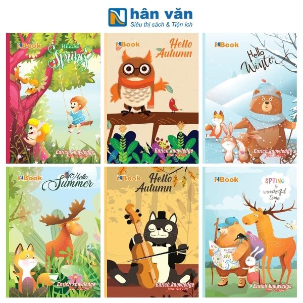 Tập Học Sinh Nhân Văn - 4 Ô ly Vuông - 96 Trang 70gsm - NVBOOK - nhanvan.vn