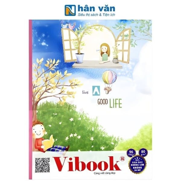 Tập Vibook Happy Fresh Start - 96 Trang Caro - nhanvan.vn