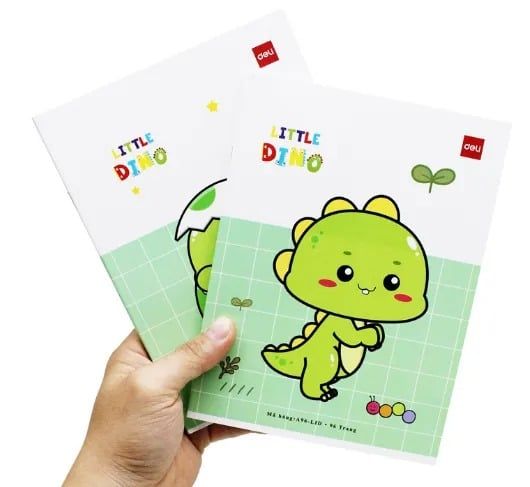  Tập học sinh Deli Little Dino - 4 ôly 96 trang - DL 80gsm 