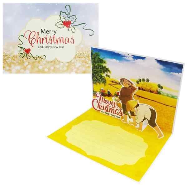 Thiệp Giáng Sinh 3D - Gia Long GL-3340 - nhanvan.vn