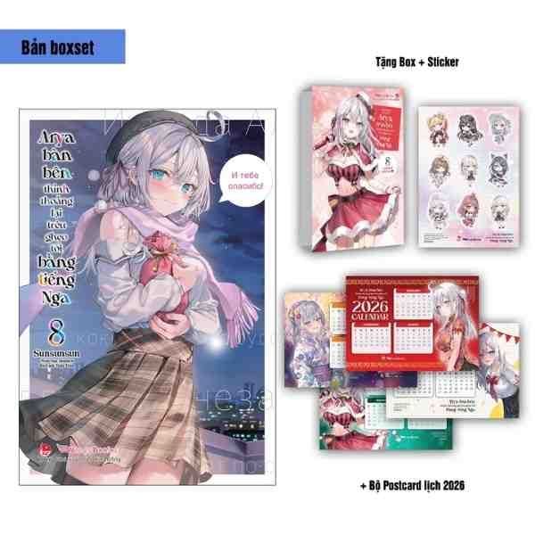  Arya Bàn Bên Thỉnh Thoảng Lại Trêu Ghẹo Tôi Bằng Tiếng Nga – Tập 8 – Phiên Bản Tặng Kèm 01 Box + 01 Sticker + Bộ Postcard Lịch 2026 