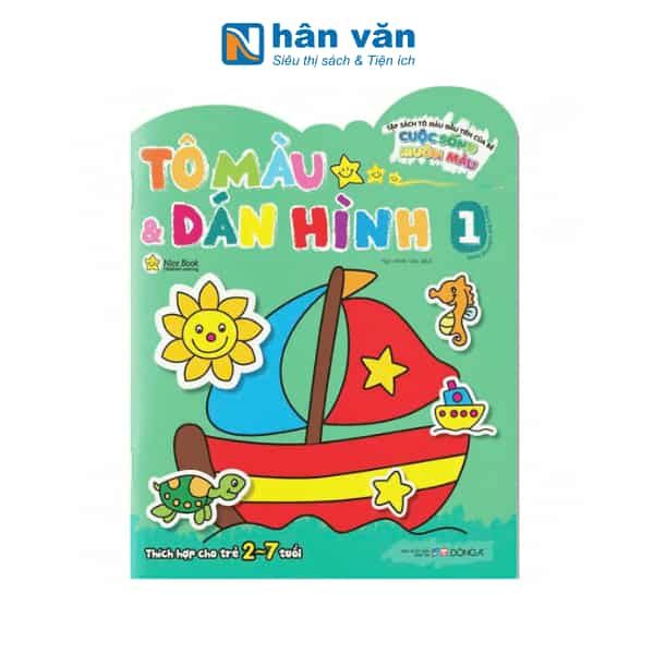 Tô Màu Và Dán Hình -Cuộc Sống Muôn Màu - Tập 1 - nhanvan.vn