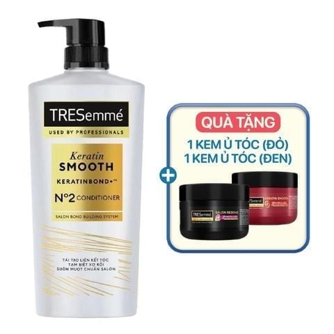 Dầu Xả TRESemmé Vào Nếp & Suôn Mượt 620g- Tặng kèm 2 Kem Ủ Tóc - nhanvan.vn
