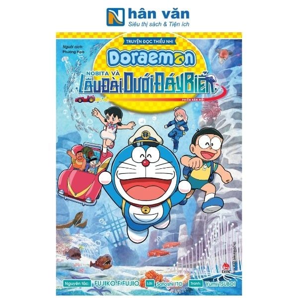Truyện Đọc Thiếu Nhi - Doraemon - Nobita Và Lâu Đài Dưới Đáy Biển - Phiên Bản Mới - nhanvan.vn