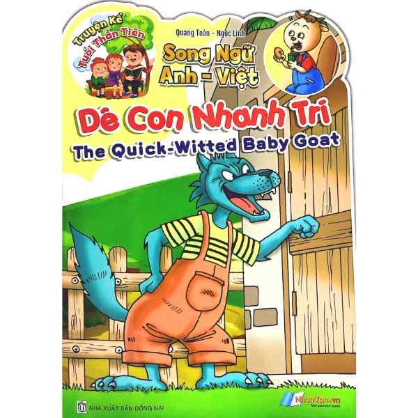 Truyện Kể Tuổi Thần Tiên - Song Ngữ Anh Việt  - Dê Con Nhanh Trí - nhanvan.vn