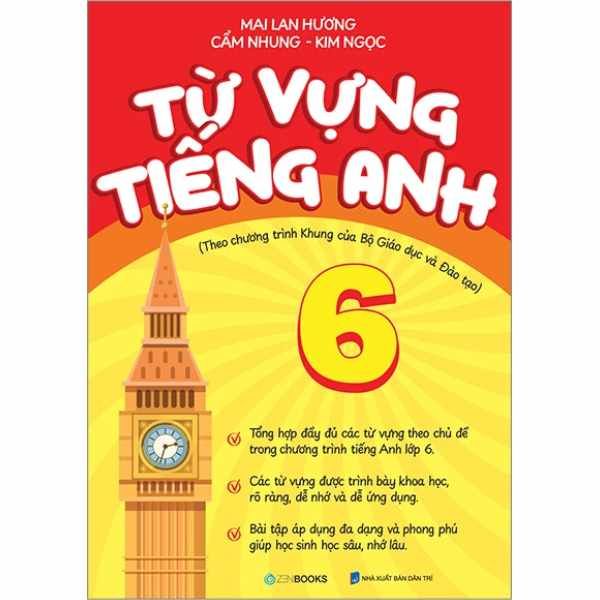  Từ Vựng Tiếng Anh 6 (Theo Chương Trình Khung Của Bộ Giáo Dục Và Đào Tạo) 