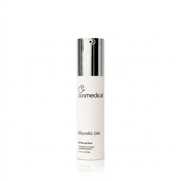 Chai gel tẩy tế bào chết mờ thâm mụn Cosmedical Glycolic Gel 50ml.