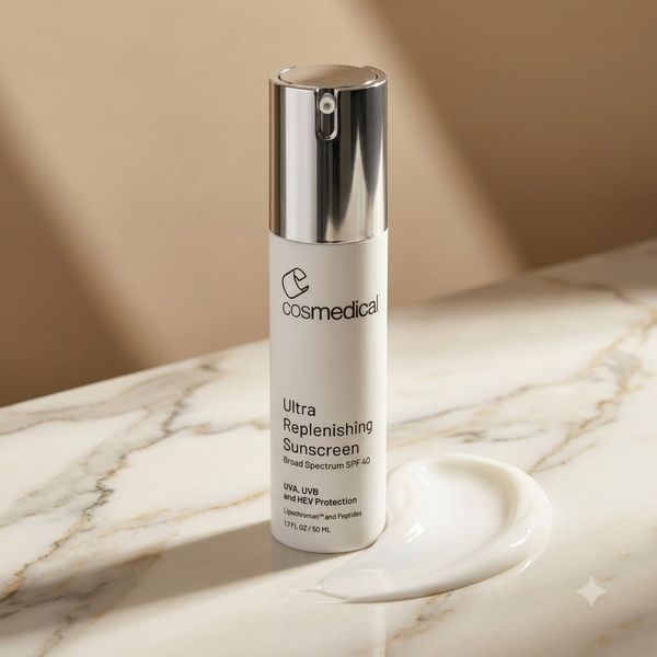 Tuýp kem chống nắng cấp ẩm phục hồi da Cosmedical Ultra Replenishing Sunscreen 50ml.