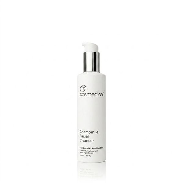 Chai sữa rửa mặt hoa cúc Cosmedical Chamomile Facial Cleanser 180ml.