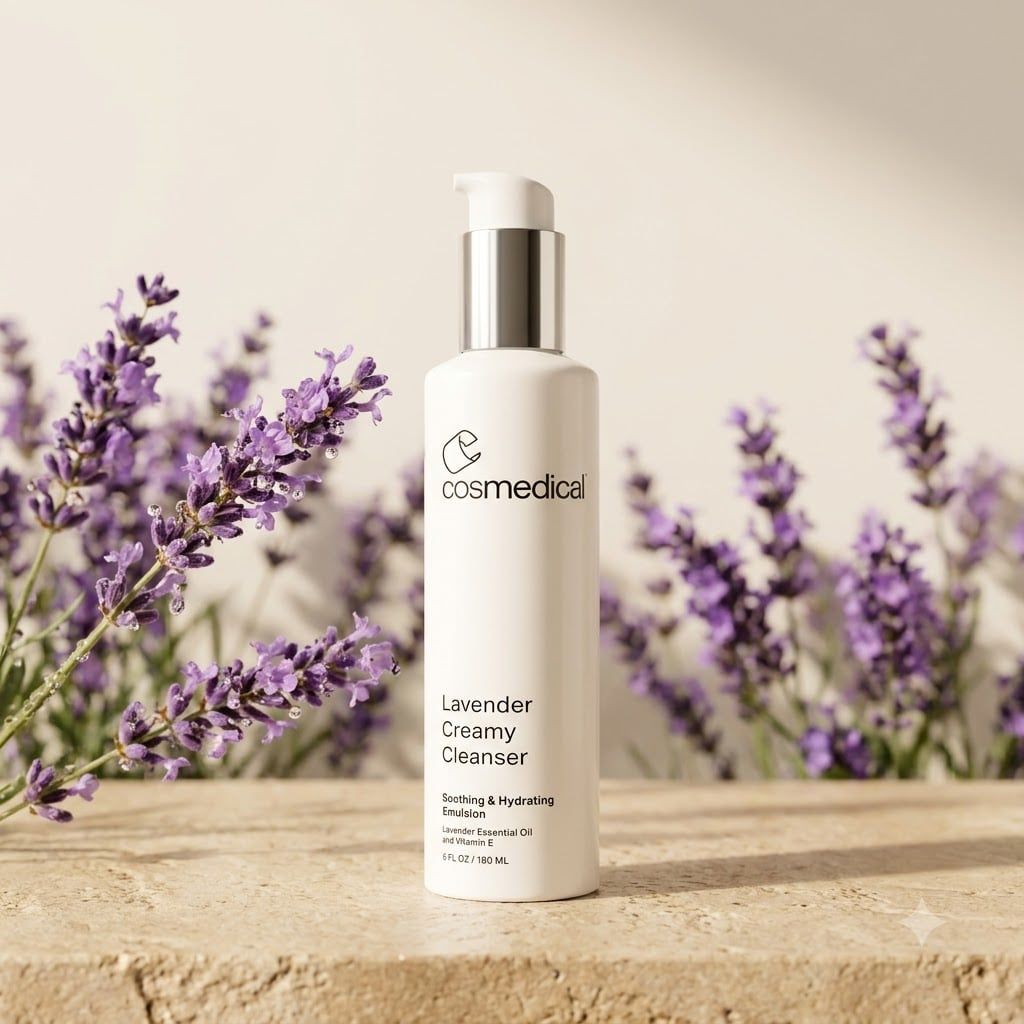  LAVENDER CREAMY CLEANSER - Sữa rửa mặt dạng kem dịu nhẹ phục hồi cấp ẩm da 180ml 