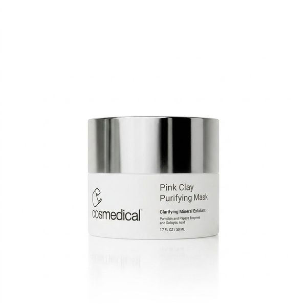 Hũ mặt nạ đất sét kiềm dầu se khít lỗ chân lông Cosmedical Pink Clay Purifying Mask 50ml.