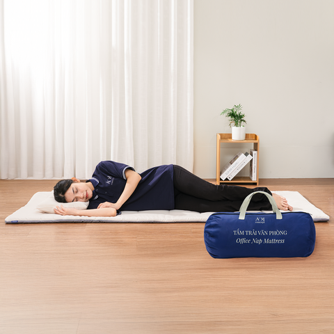  Tấm chiếu ngủ văn phòng Tencel Microfiber 80x195 – Gấp gọn, mềm mát, dễ giặt À Ơi Concept CNVP0001 