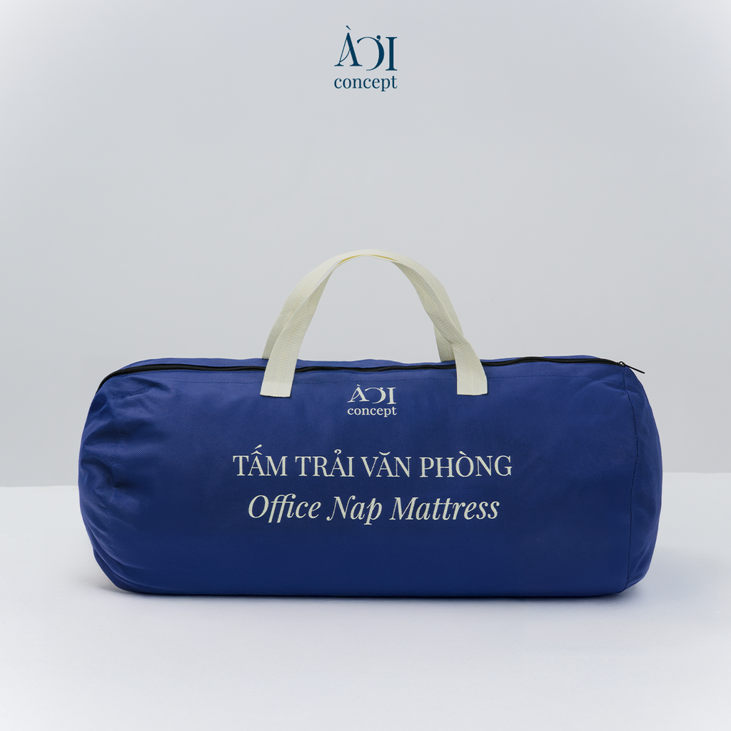 Tấm chiếu ngủ văn phòng Tencel Microfiber 80x195 – Gấp gọn, mềm mát, dễ giặt À Ơi Concept CNVP0001
