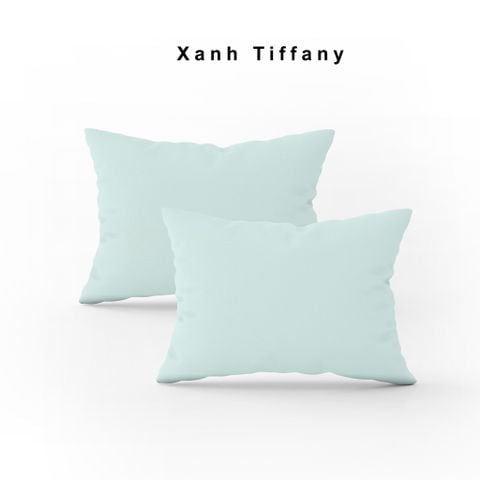  Vỏ gối nằm trơn | Cotton Satin Hàn Quốc | 50cmx70cm | Xanh Tiffany | Mềm mại | VGCT0024 | À Ơi Concept 