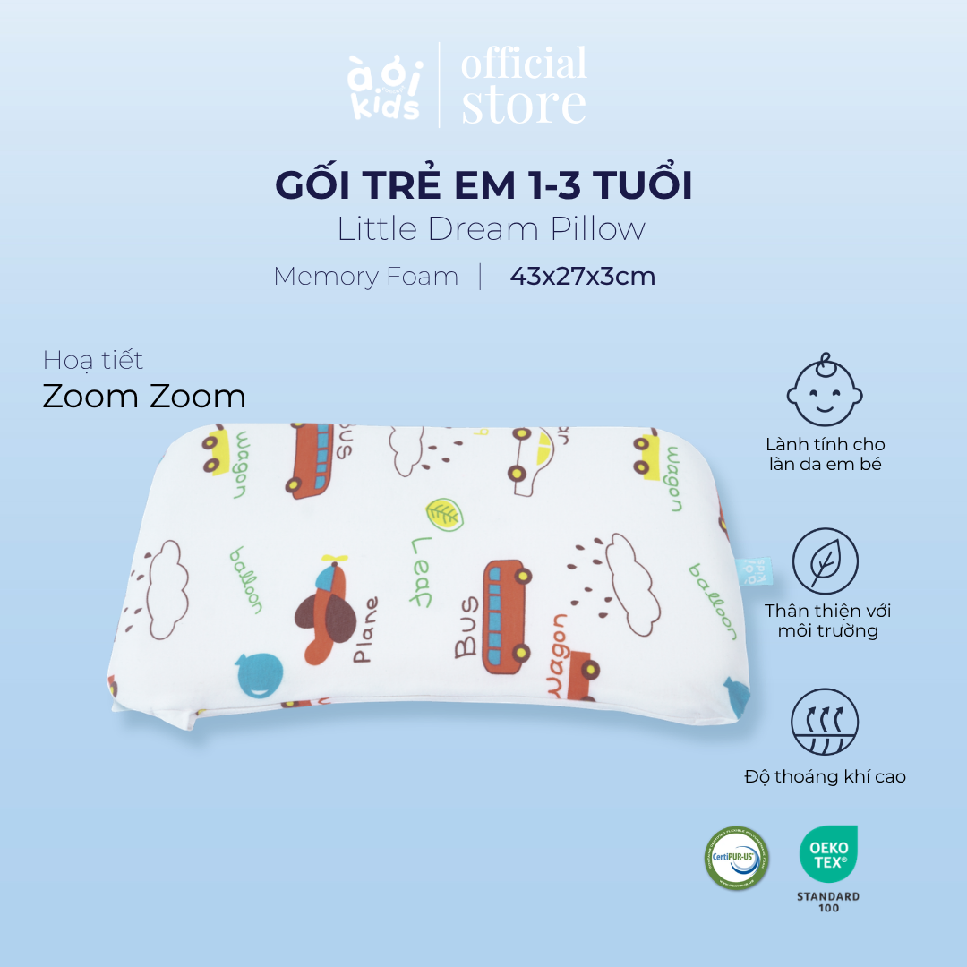  Gối Little Dream Pillow Cho Bé 1-3 Tuổi 