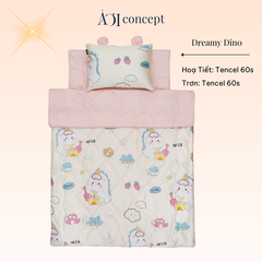 Bộ chăn gối nệm cho bé ( Mền lớn) Tencel 60s [ Nhiều Họa Tiết ]