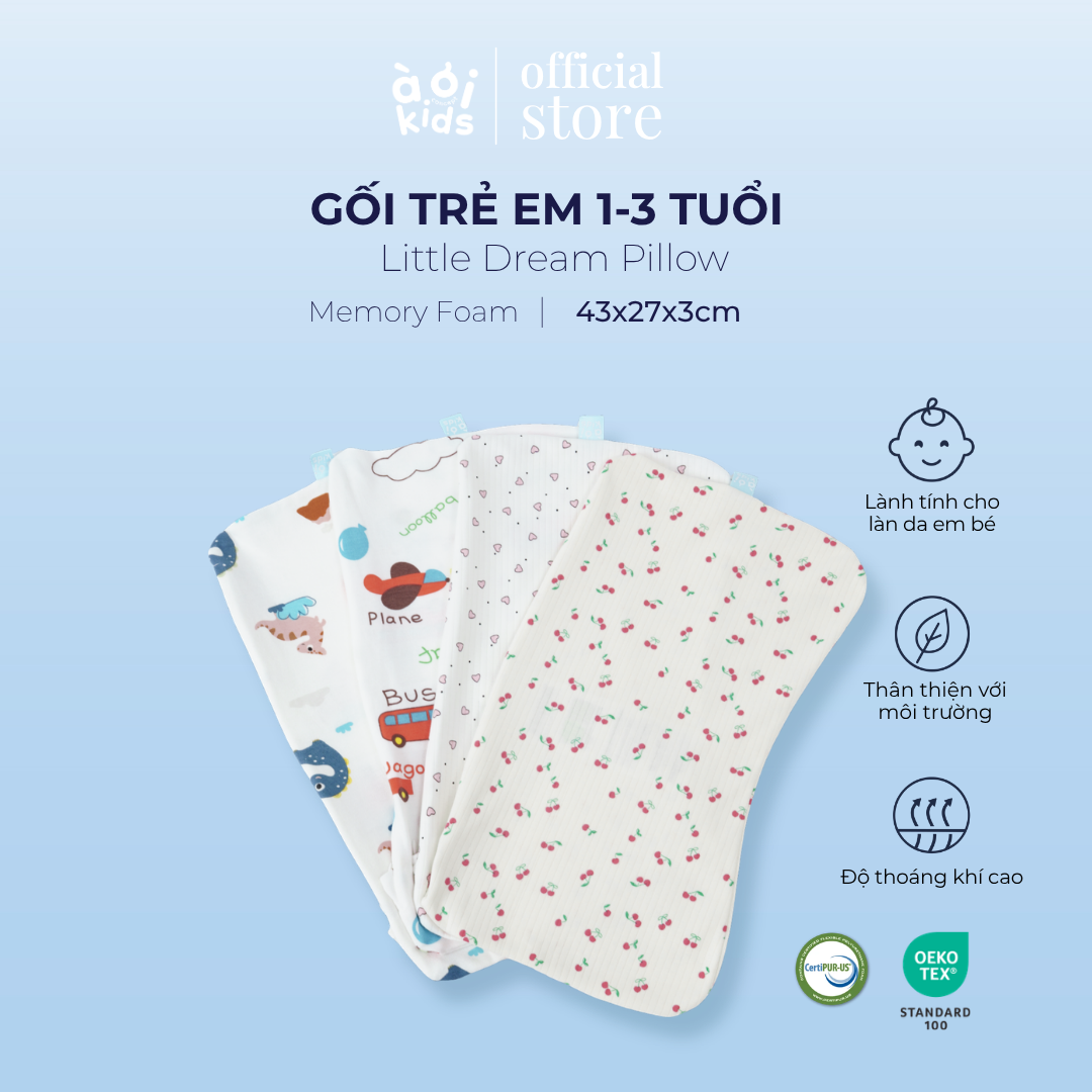  Gối Little Dream Pillow Cho Bé 1-3 Tuổi 