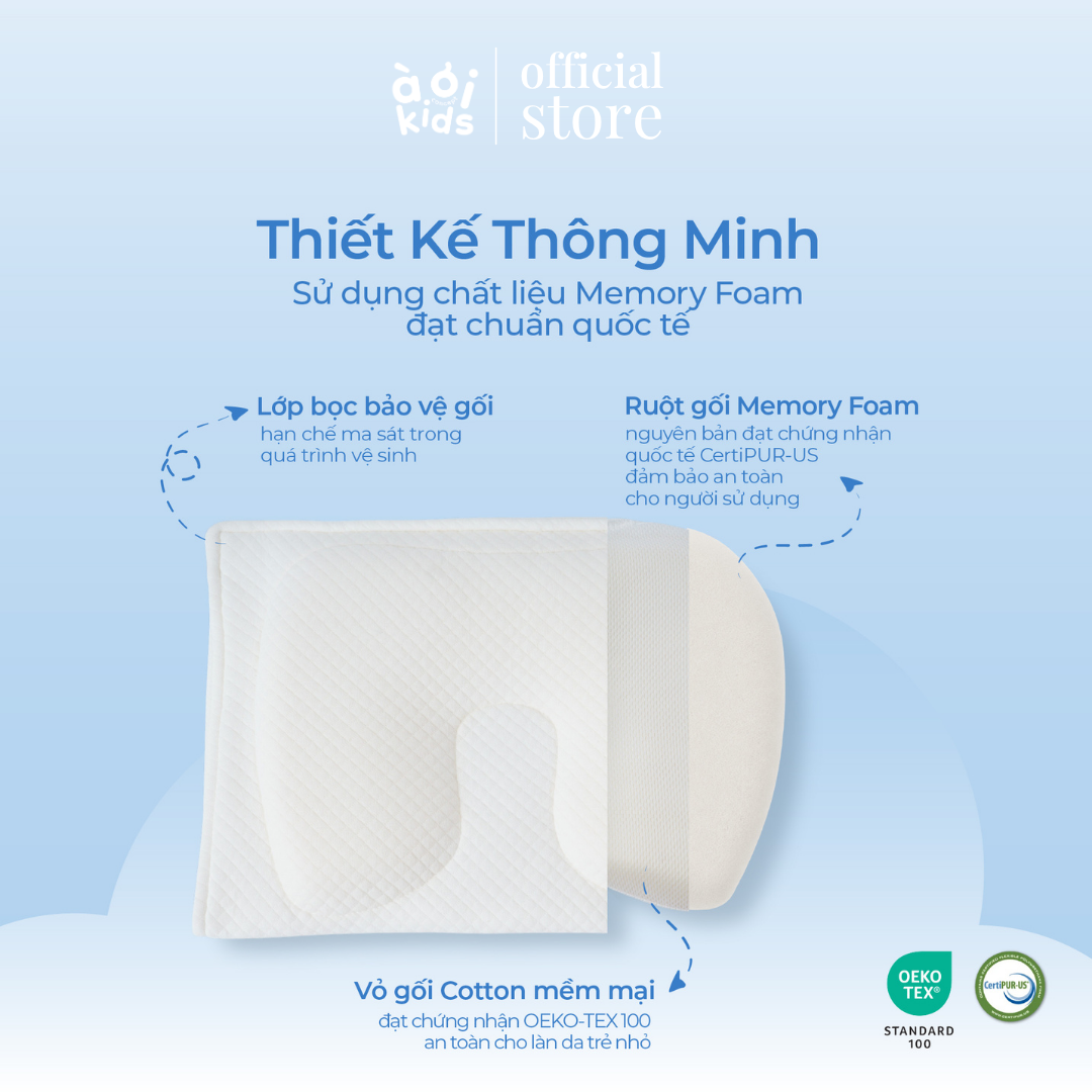  Gối Infant Cho Bé Sơ Sinh 