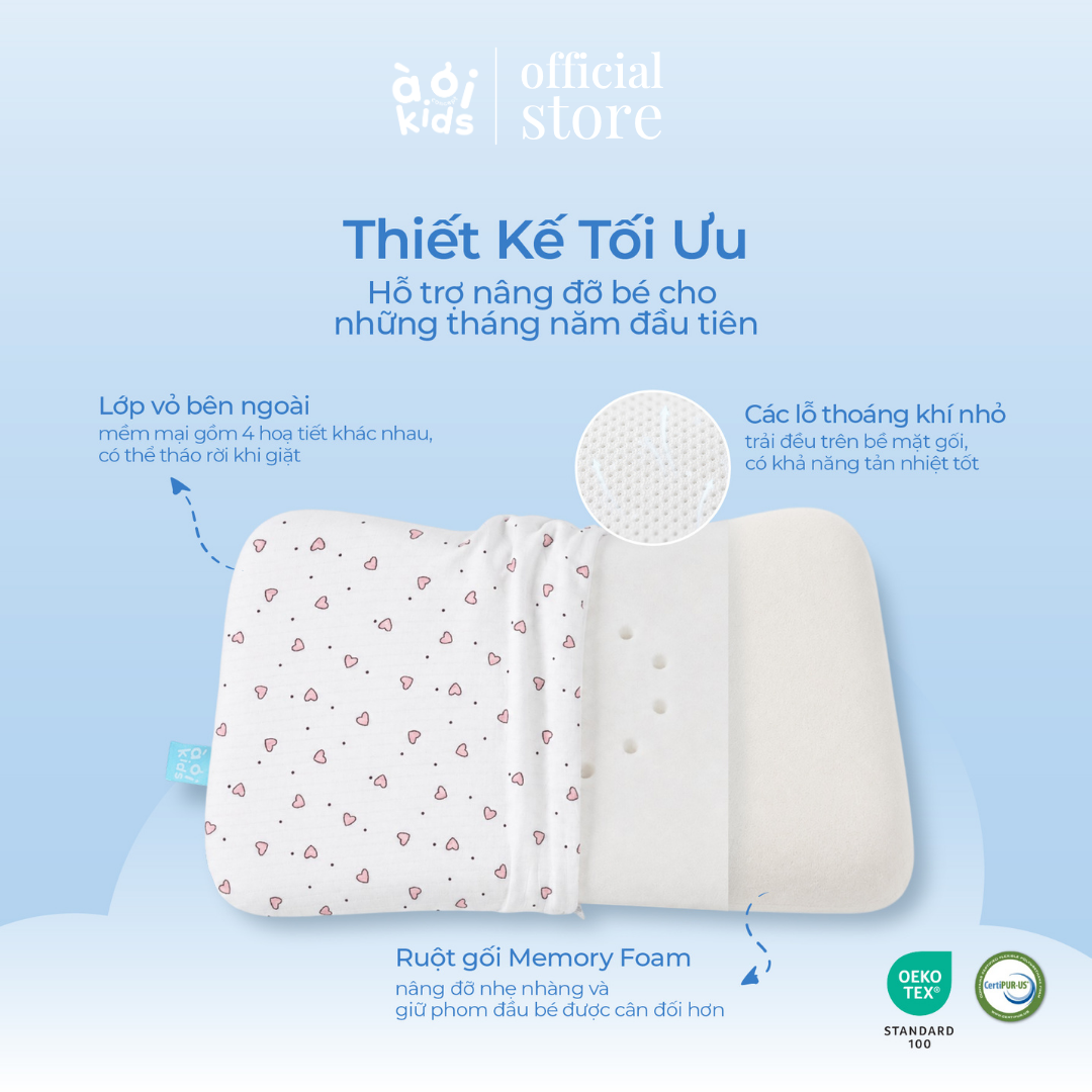  Gối Little Dream Pillow Cho Bé 1-3 Tuổi 