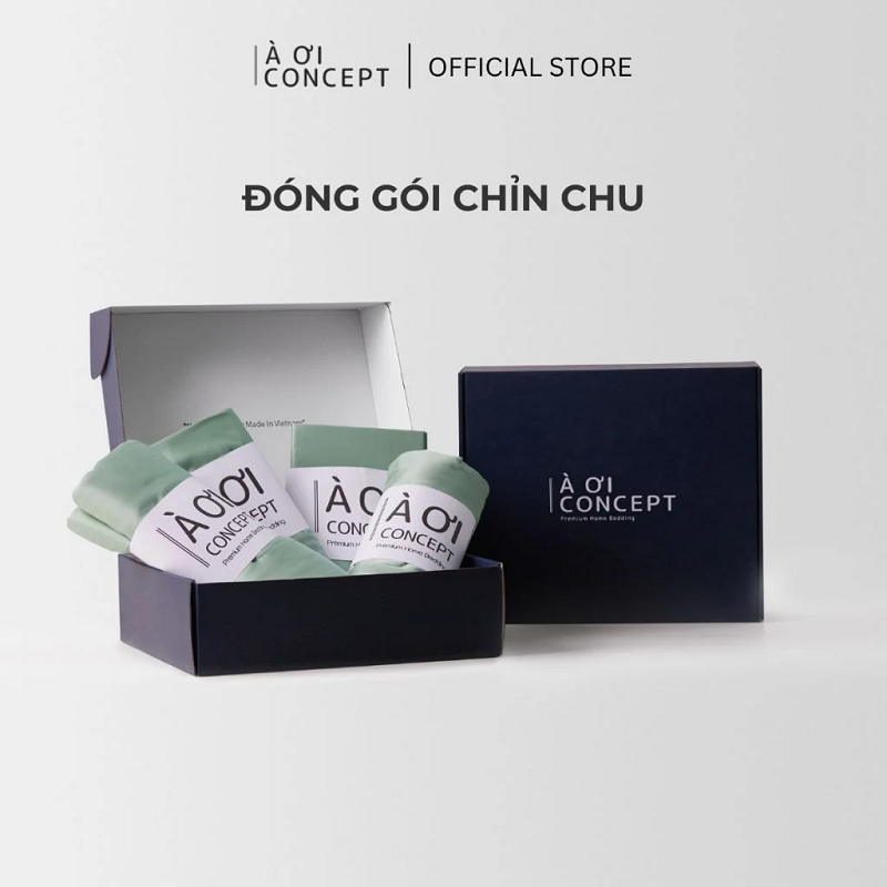 Bộ chăn gối nệm cho bé Tencel 60s, Họa tiết [ Cutie Owls] À ƠI CONCEPT CGCB00105