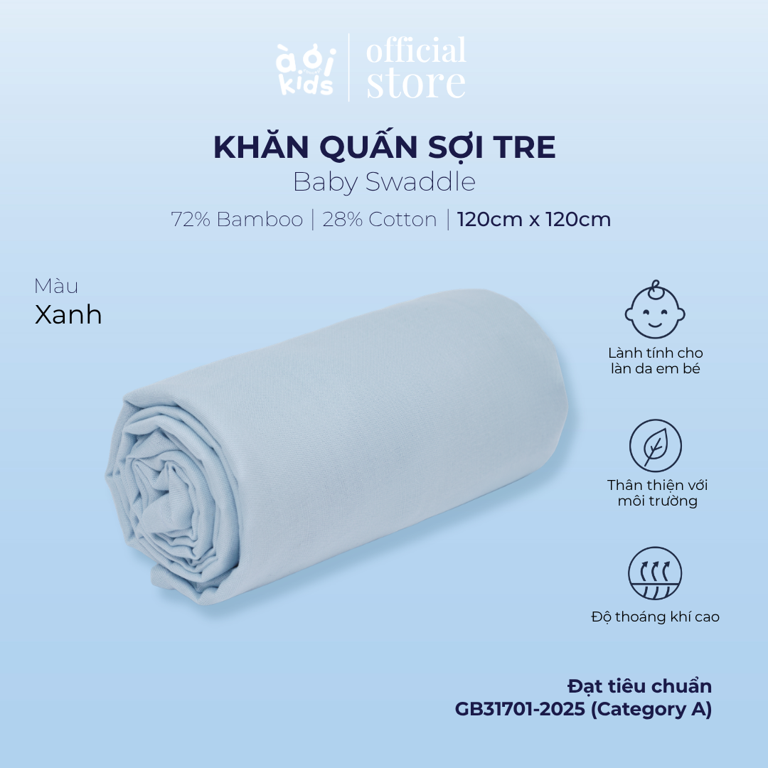  Khăn quấn Baby Swaddle Đa Năng Cho Bé 