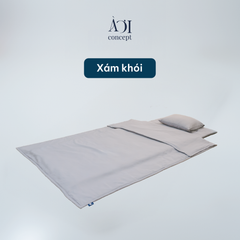  Tấm chiếu ngủ văn phòng Tencel Microfiber 80x195 – Gấp gọn, mềm mát, dễ giặt À Ơi Concept CNVP0001 