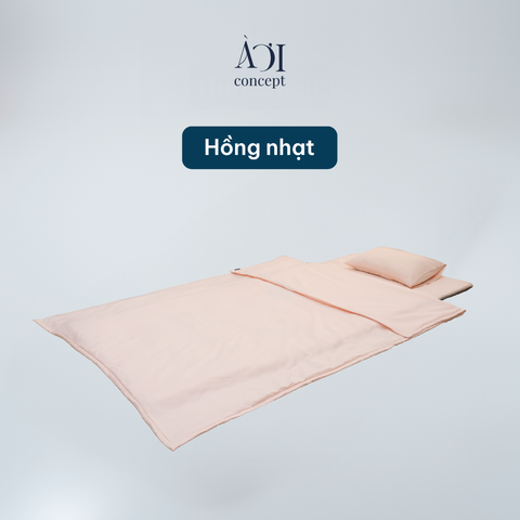  Tấm chiếu ngủ văn phòng Tencel Microfiber 80x195 – Gấp gọn, mềm mát, dễ giặt À Ơi Concept CNVP0001 