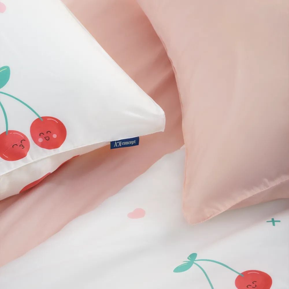  Bộ chăn ga gối Tencel 60s, họa tiết [ Cherry Pop ] À ƠI CONCEPT 