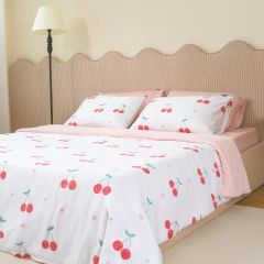  Bộ chăn ga gối Tencel 60s, họa tiết [ Cherry Pop ] À ƠI CONCEPT 