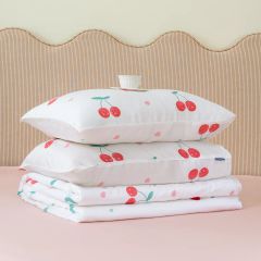  Bộ chăn ga gối Tencel 60s, họa tiết [ Cherry Pop ] À ƠI CONCEPT 