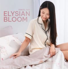  Bộ chăn ga gối Tencel 60s, họa tiết [Elysian Bloom] À ƠI CONCEPT 