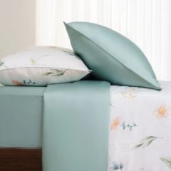  Bộ chăn ga gối Tencel 60s, họa tiết [Fleur Sage] À ƠI CONCEPT 