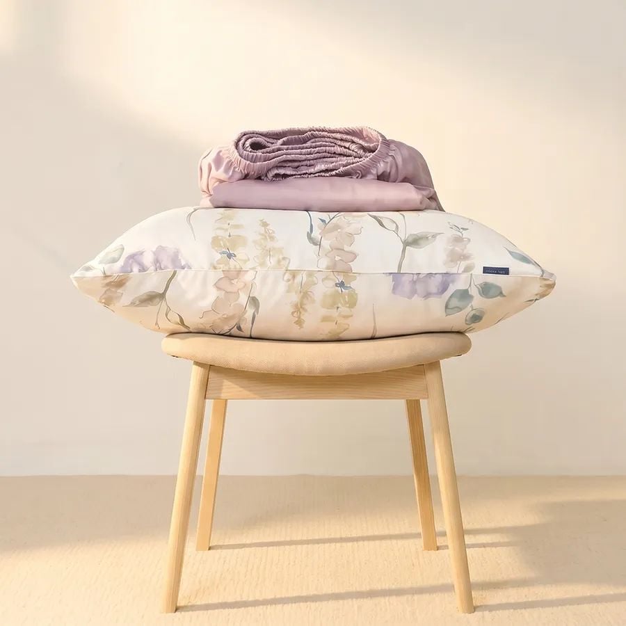  Bộ chăn ga gối Tencel 60s, họa tiết [ Floral Whisper] À ƠI CONCEPT CGHT003 