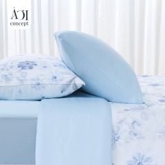 Bộ chăn ga gối 5 món Hoạ Tiết | Tencel 50s [ Porcelain Garden ] À Ơi Concept