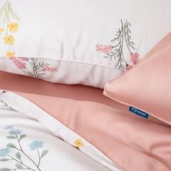  Bộ chăn ga gối Tencel 60s, họa tiết [Rosy Dawn] À ƠI CONCEPT 