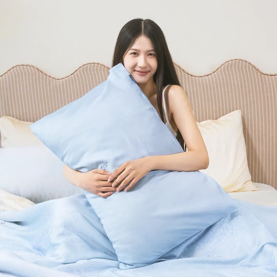  Bộ chăn ga gối Tencel 60s, họa tiết [ Vanilla Mist ] À ƠI CONCEPT 
